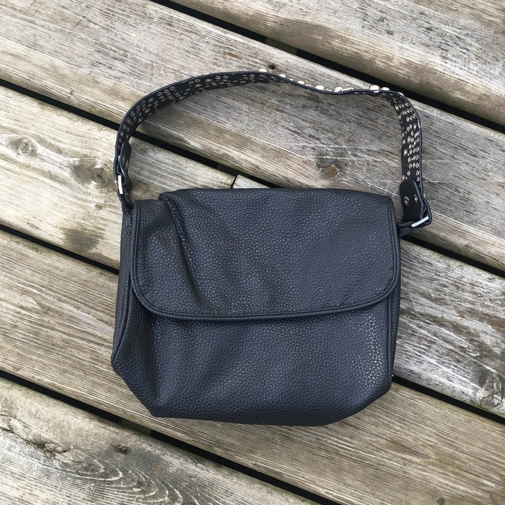 Aldo Gemstone Rivet Vegan Messenger Bag